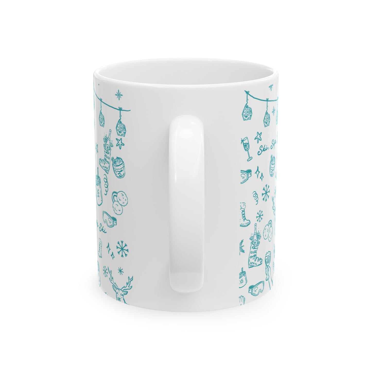 Après All Day Turquoise Mug – Ski Bachelorette Party Cup for Bride and Crew
