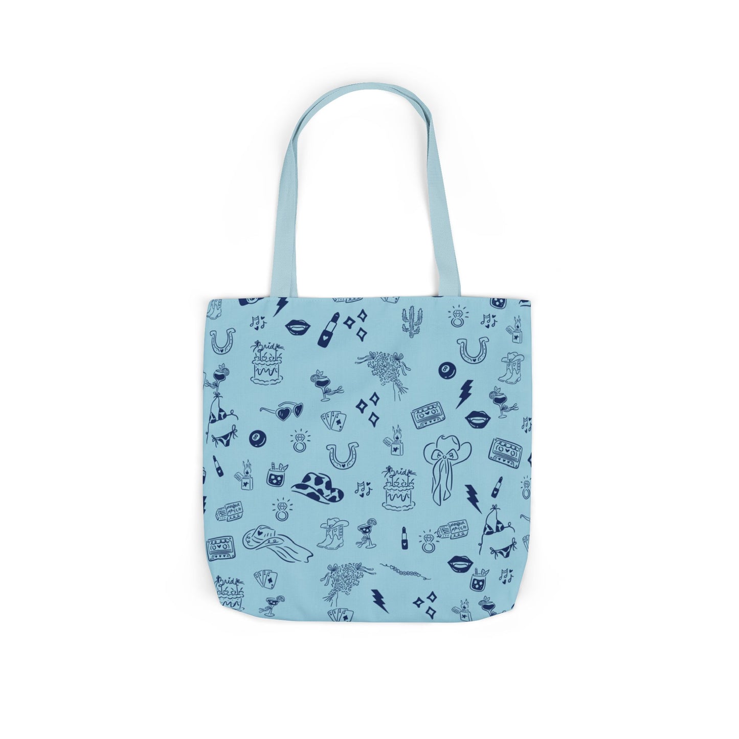 Last Rodeo Blue Sky Cowgirl Bachelorette Tote
