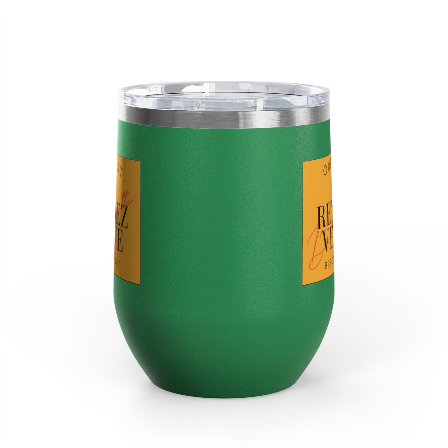 Last Rendez Veuve Bridal Wine Tumbler, Bachelorette Party Gift