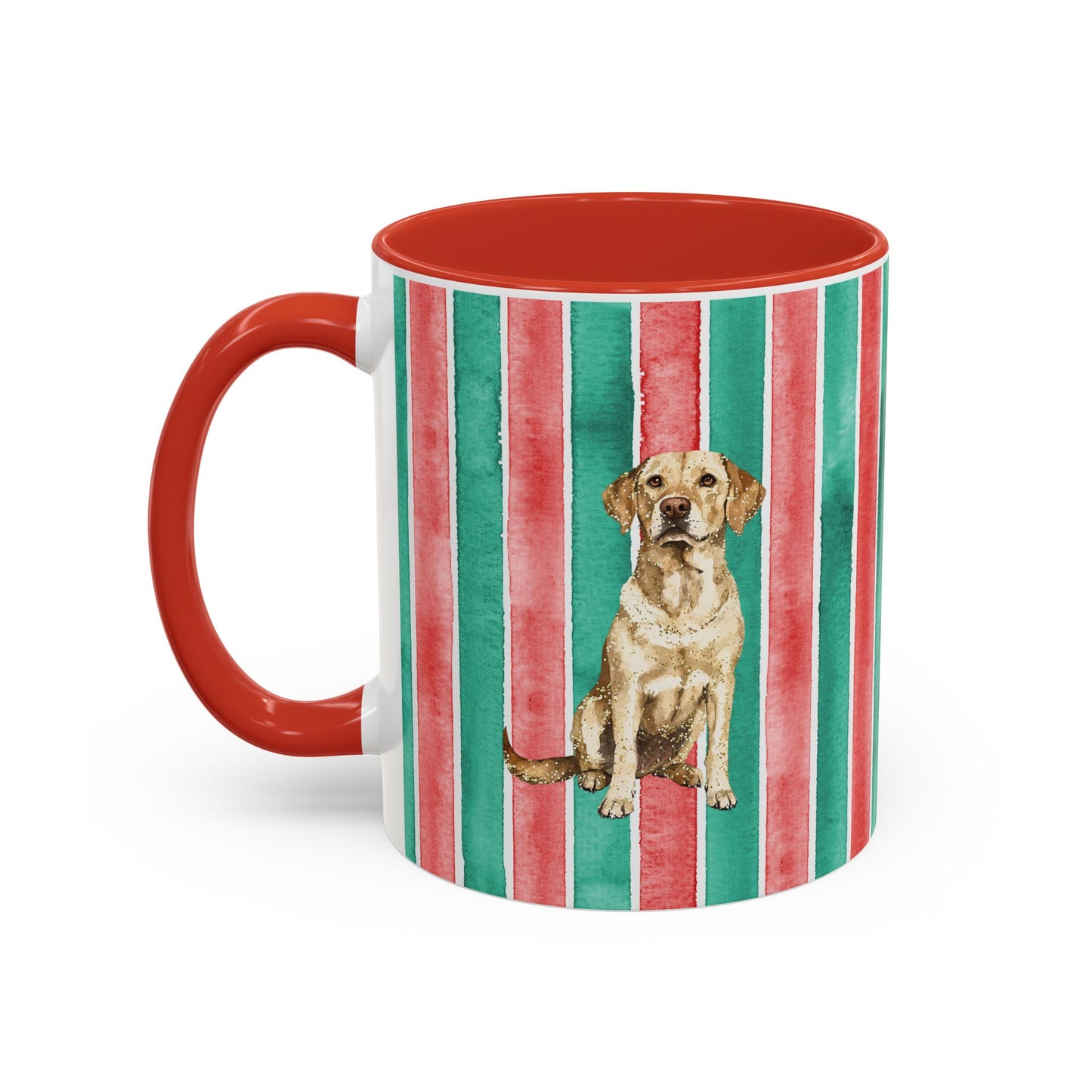 Festive Yellow Lab Lover Christmas Coffee Mug