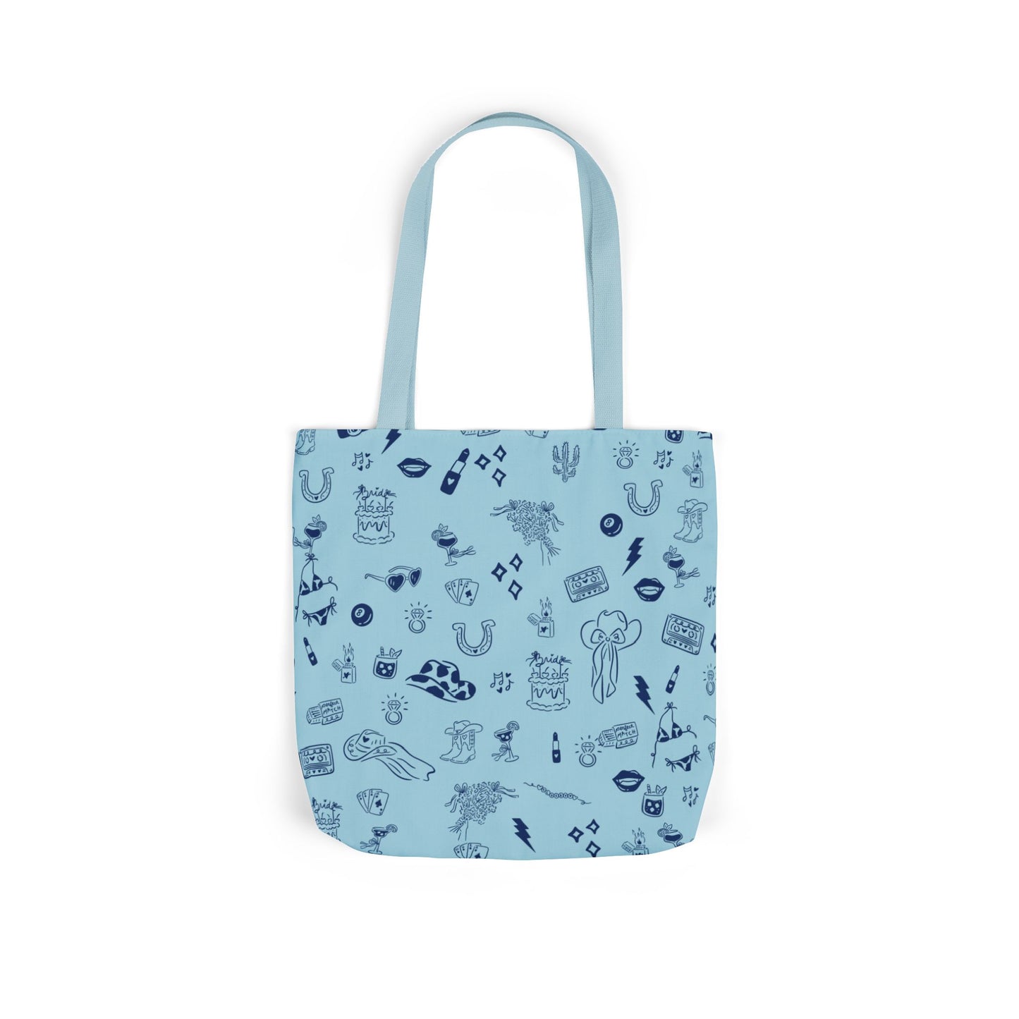 Last Rodeo Blue Sky Cowgirl Bachelorette Tote