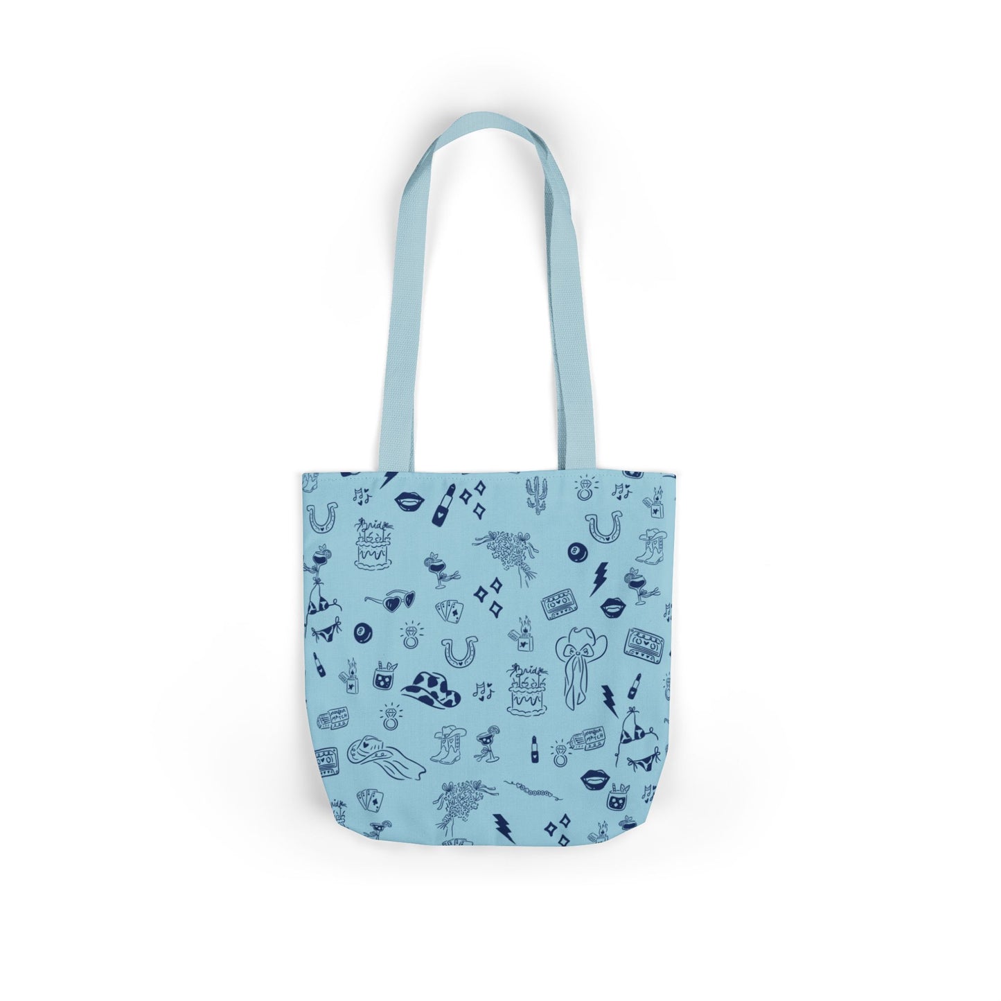 Last Rodeo Blue Sky Cowgirl Bachelorette Tote