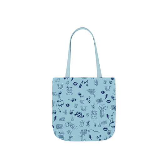Last Rodeo Blue Sky Cowgirl Bachelorette Tote