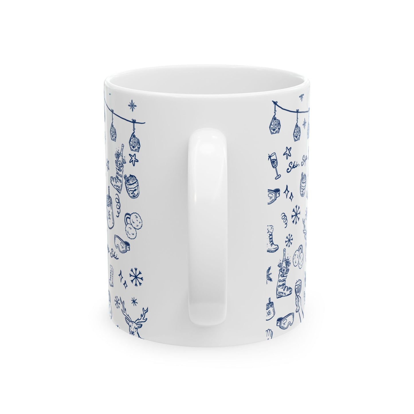 Après All Day Navy Mug – Ski Bachelorette Party Cup for Bride and Crew