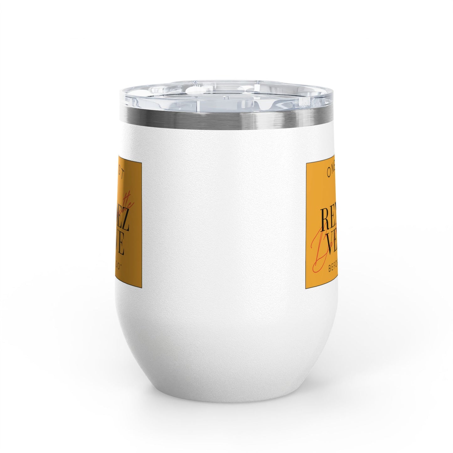 Last Rendez Veuve Bridal Wine Tumbler, Bachelorette Party Gift