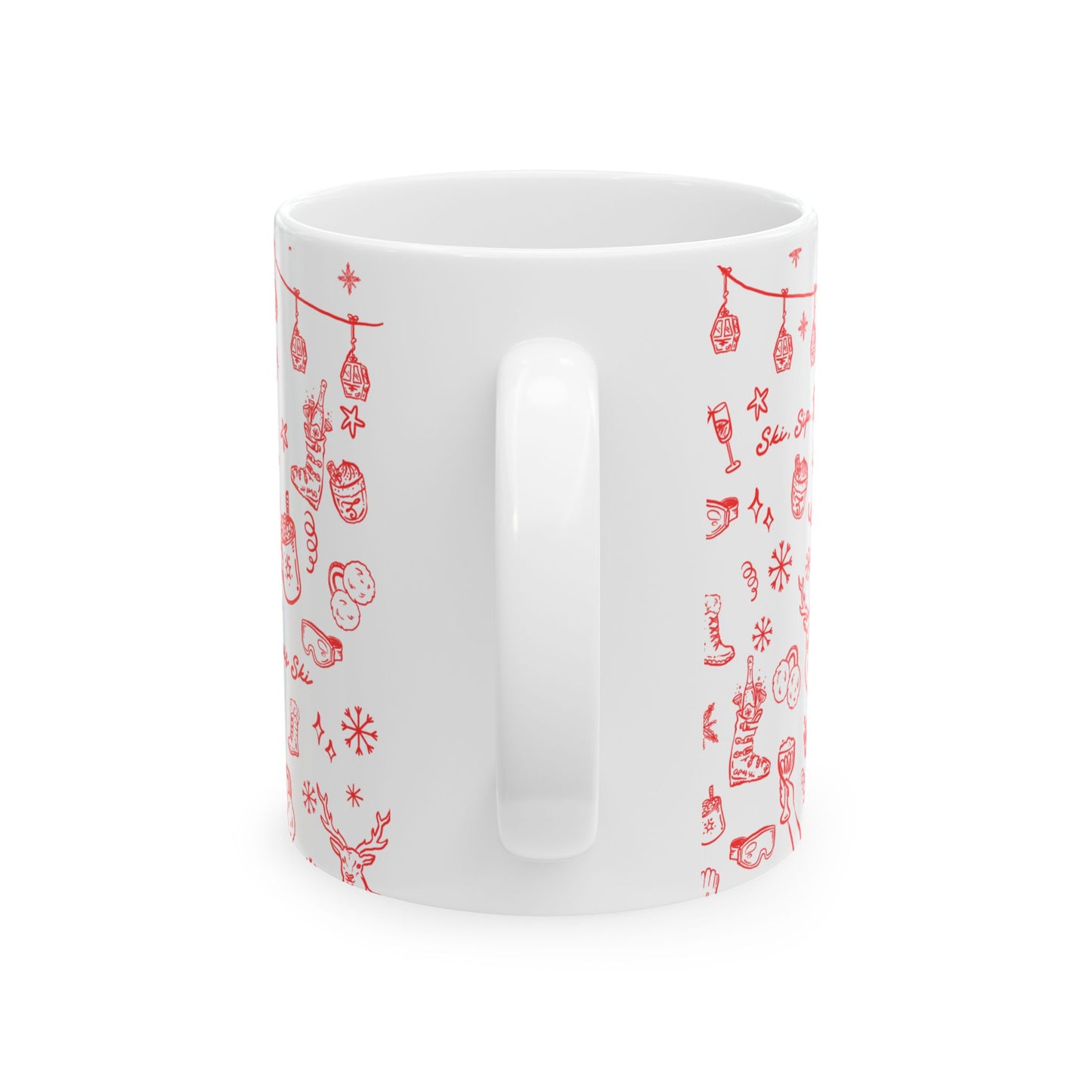 Après All Day Red Mug – Ski Bachelorette Party Cup for Bride and Crew