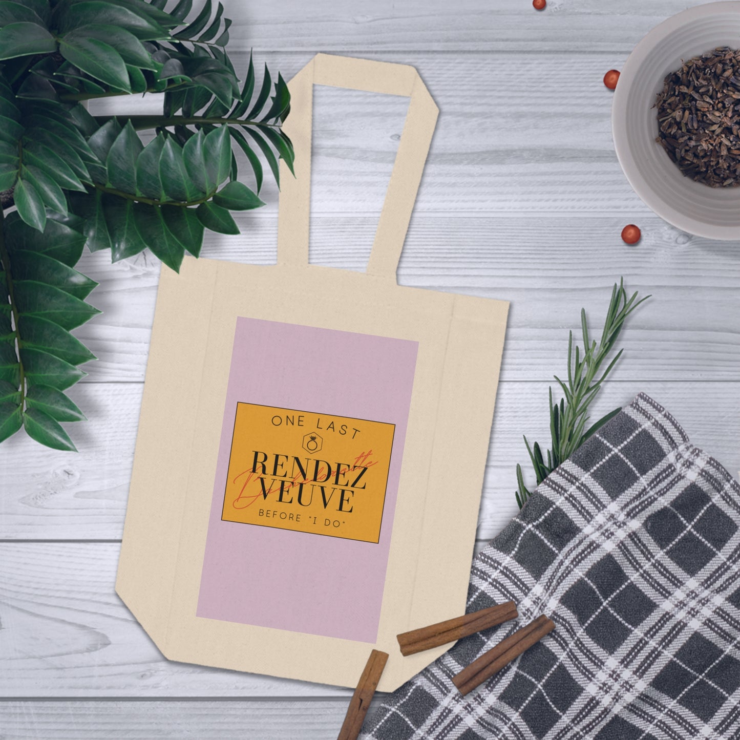 One Last Rendez Veuve Double Wine Tote Bag