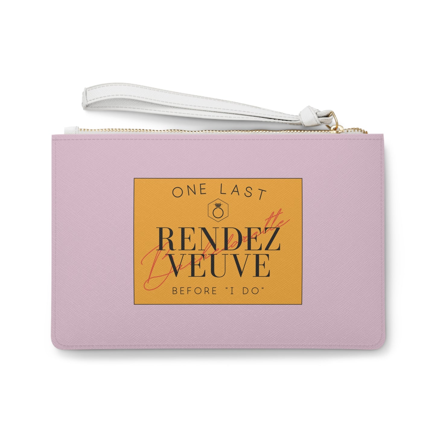Last Rendez Veuve Bridal Clutch Bag for Bachelorette Parties,