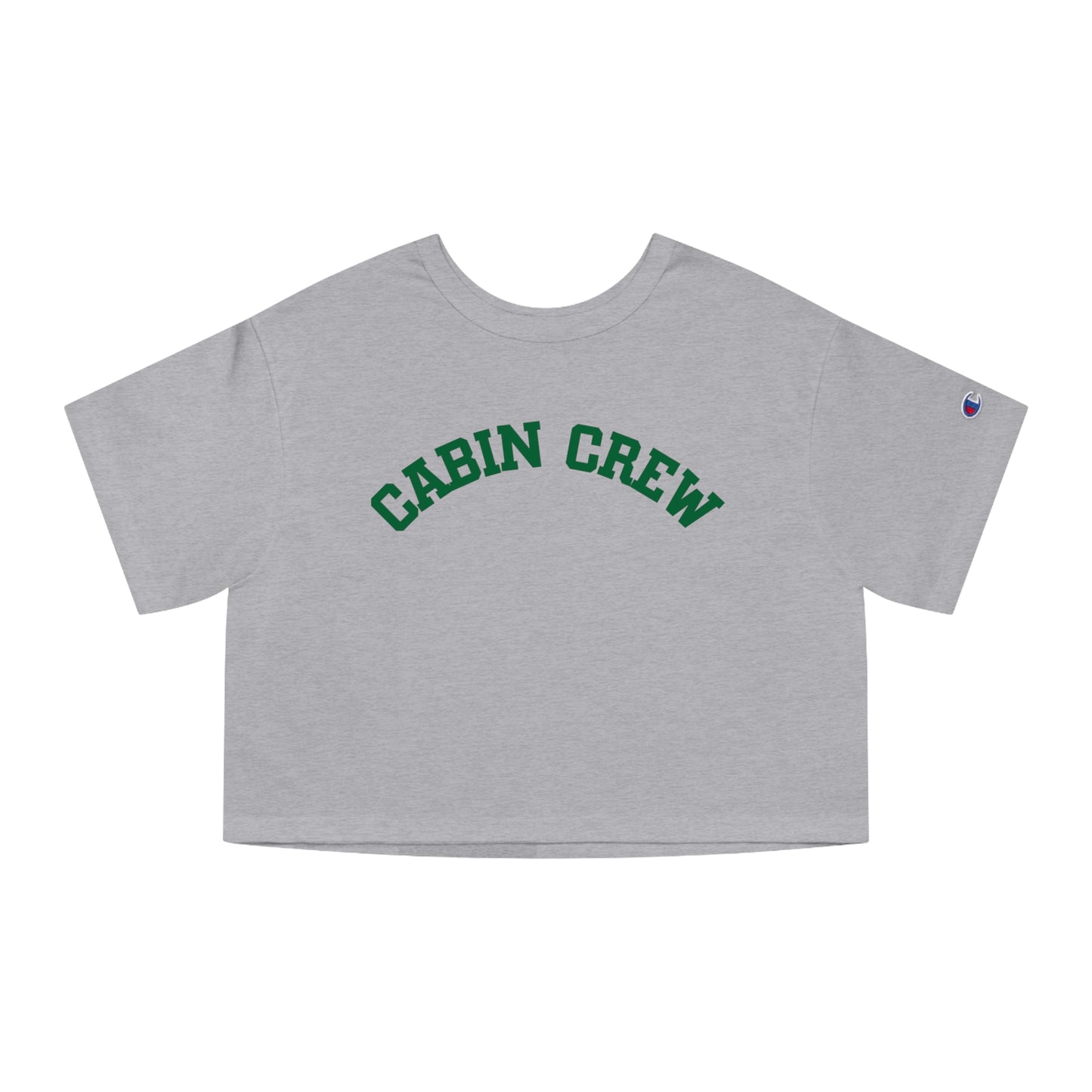 Cabin Crew Cropped Champion T-Shirt