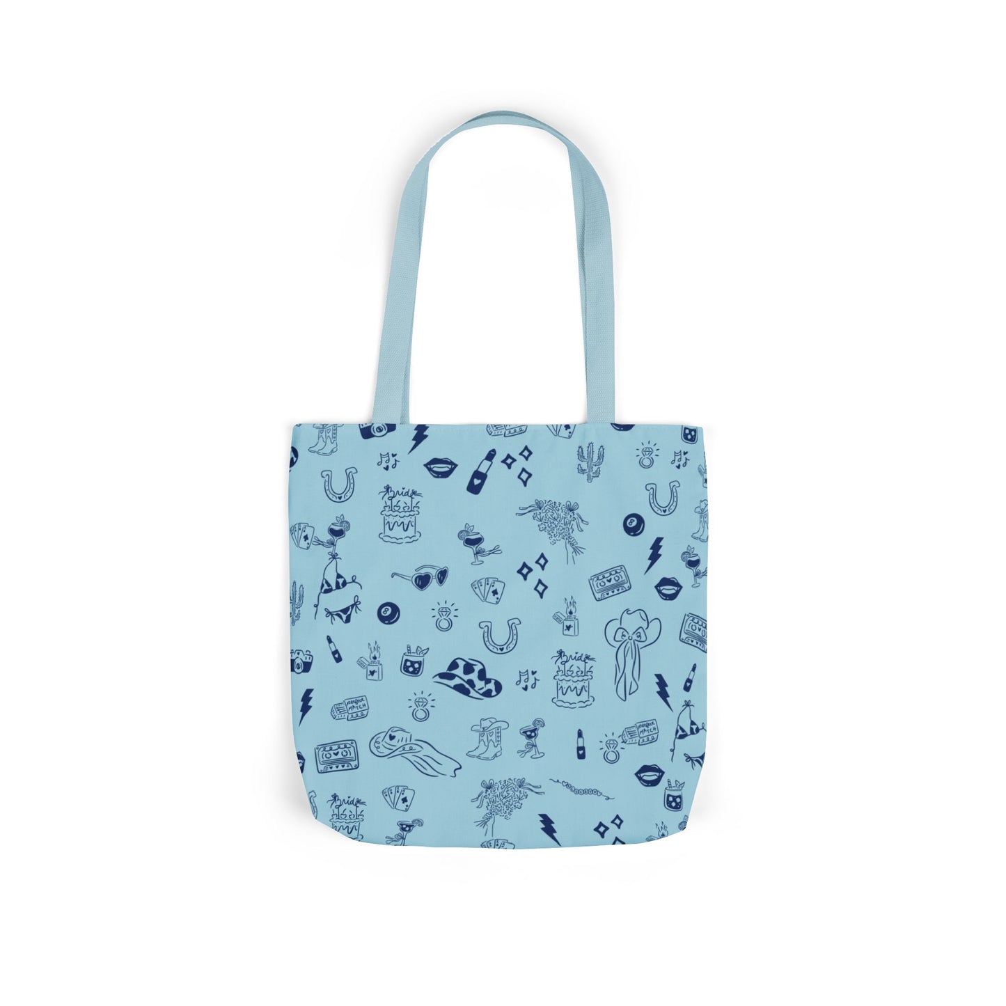 Last Rodeo Blue Sky Cowgirl Bachelorette Tote
