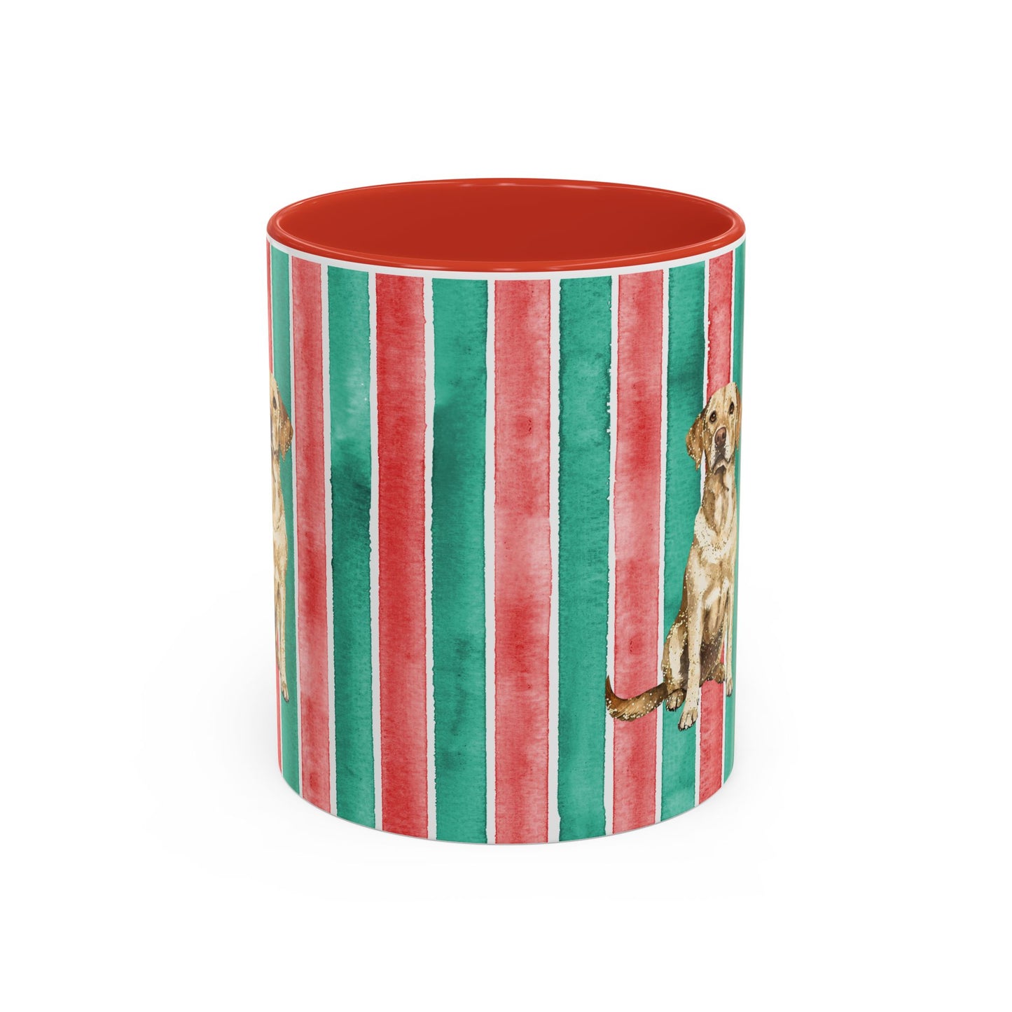 Festive Yellow Lab Lover Christmas Coffee Mug