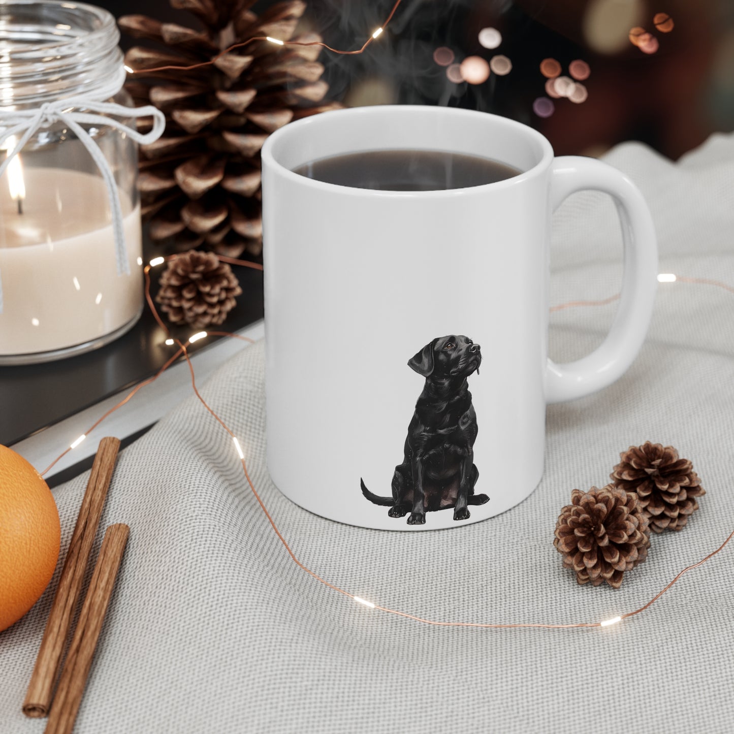 Black Lab Dog Mug - Perfect Gift for Pet Lovers, Dog Owners, Coffee Lovers, Animal Enthusiasts, Animal-themed Collectibles