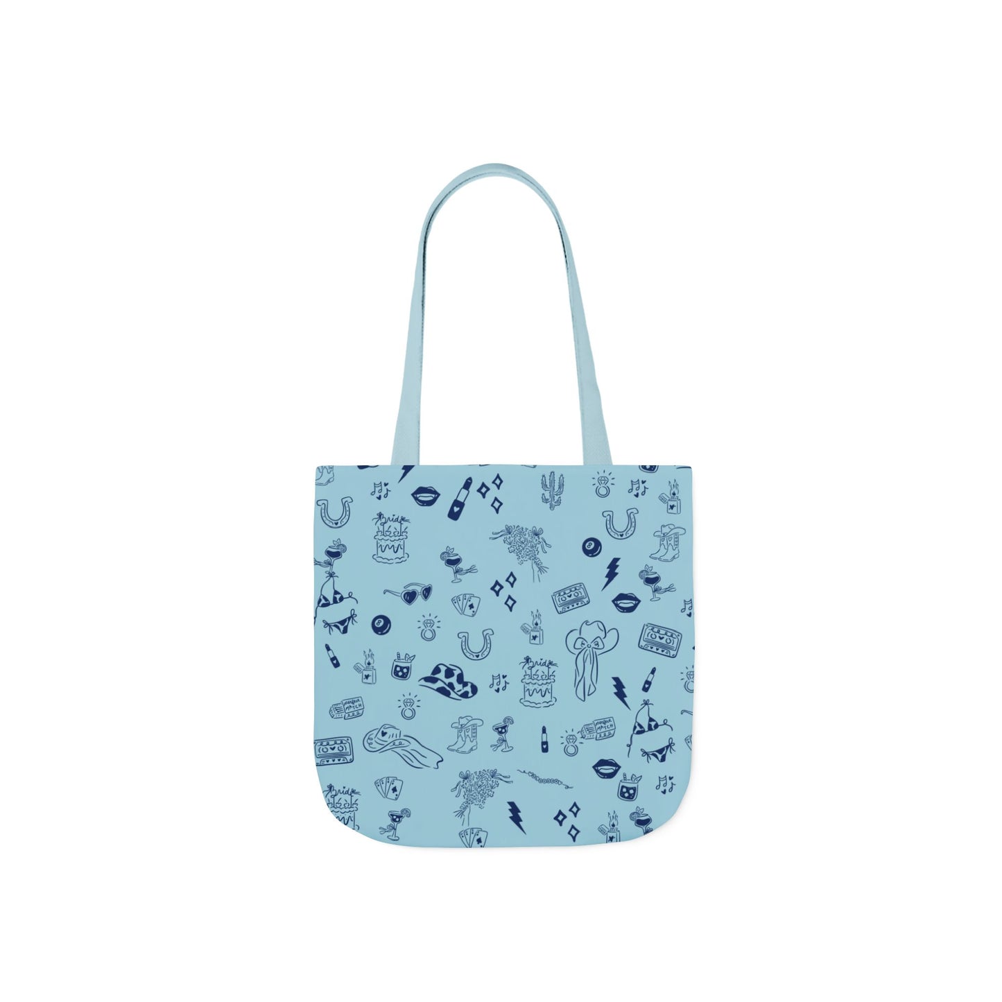 Last Rodeo Blue Sky Cowgirl Bachelorette Tote