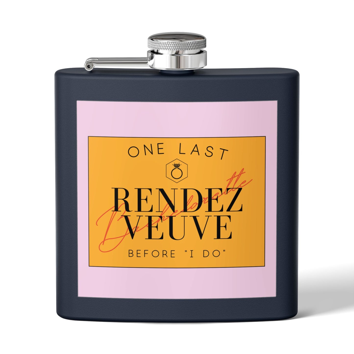 Blame it on the Veuve Bach Stainless Steel Flask