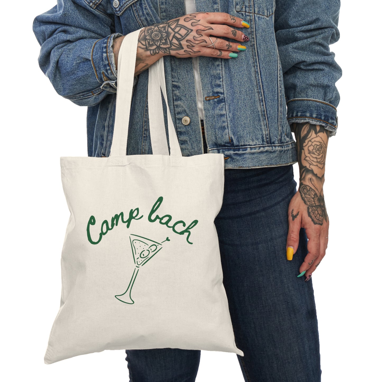 Camp Bach Martini Canvas Cotton Tote