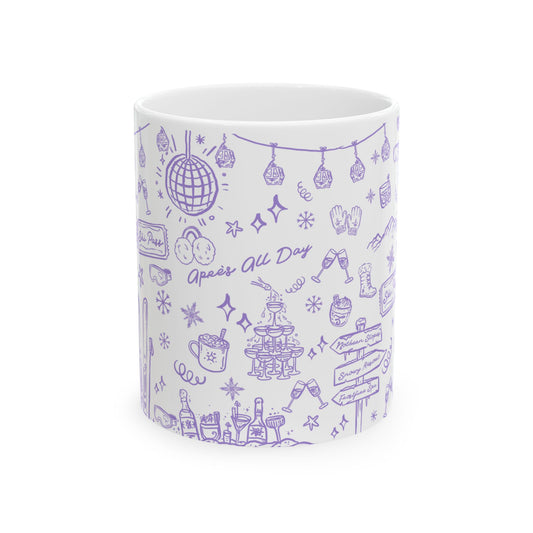 Après All Day Lilac Mug – Ski Bachelorette Party Cup for Bride and Crew