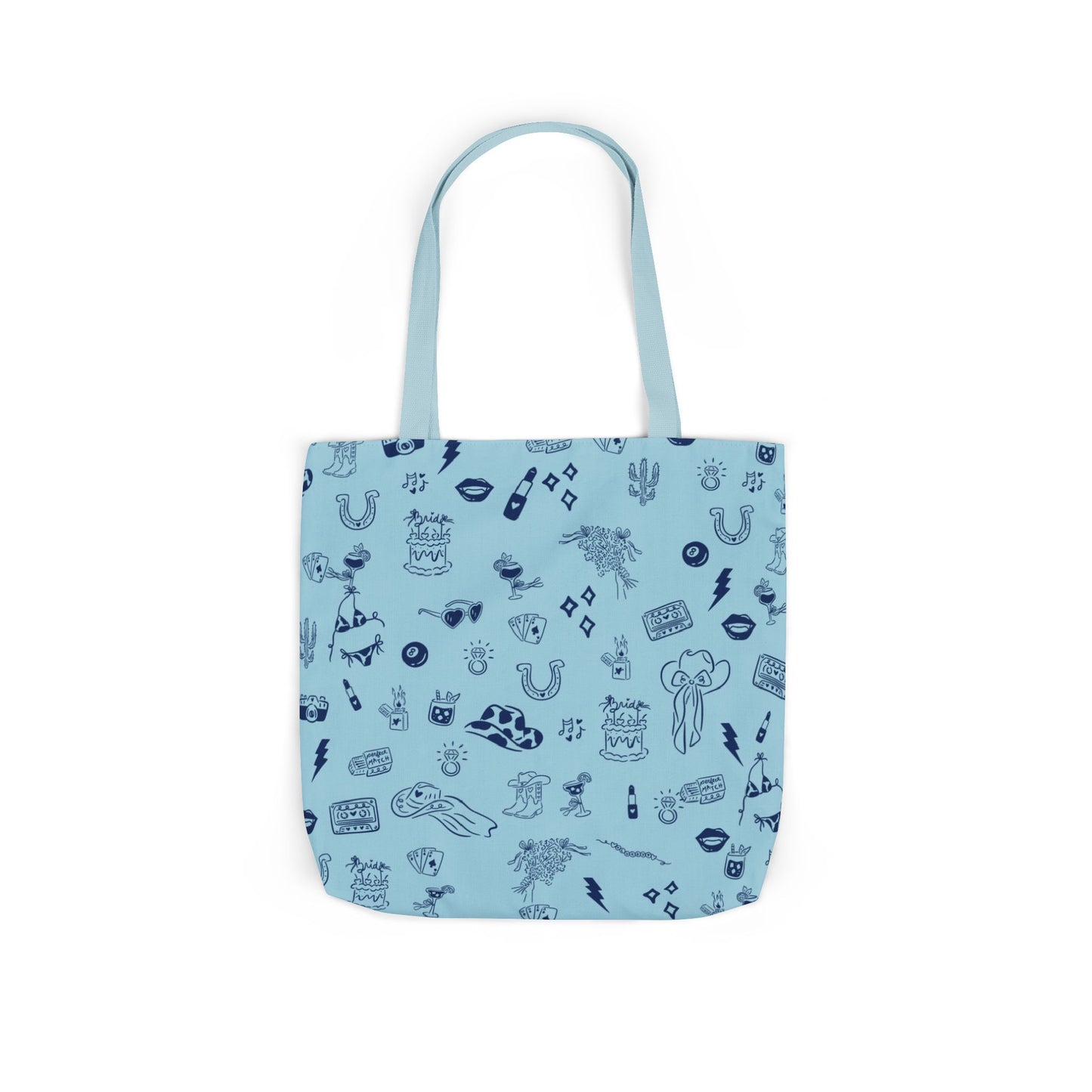 Last Rodeo Blue Sky Cowgirl Bachelorette Tote