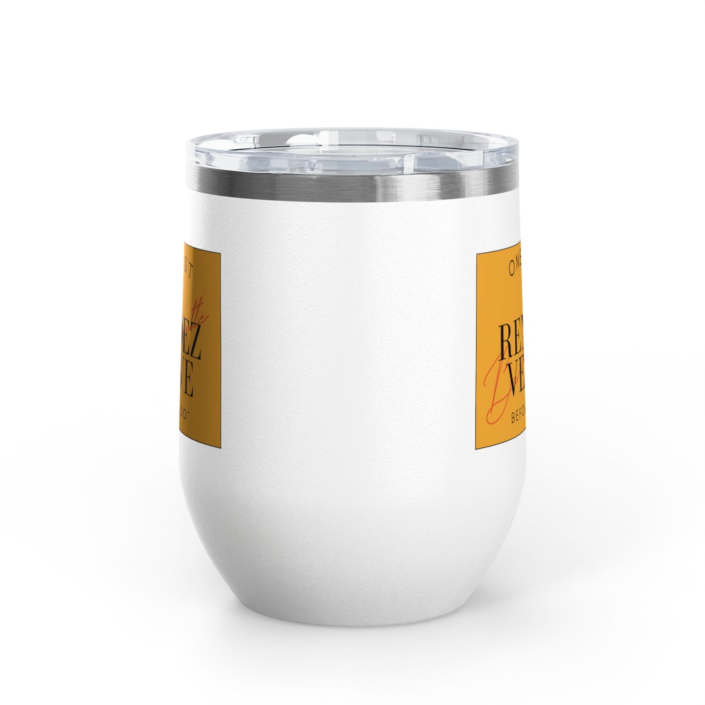 Last Rendez Veuve Bridal Wine Tumbler, Bachelorette Party Gift