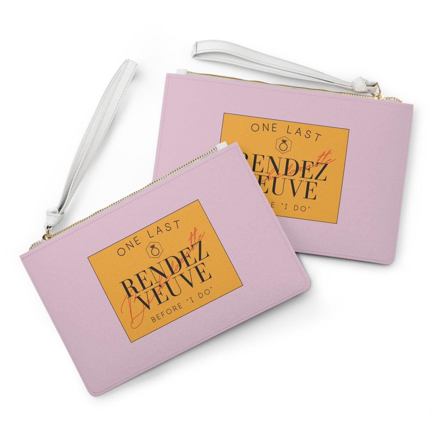 Last Rendez Veuve Bridal Clutch Bag for Bachelorette Parties,