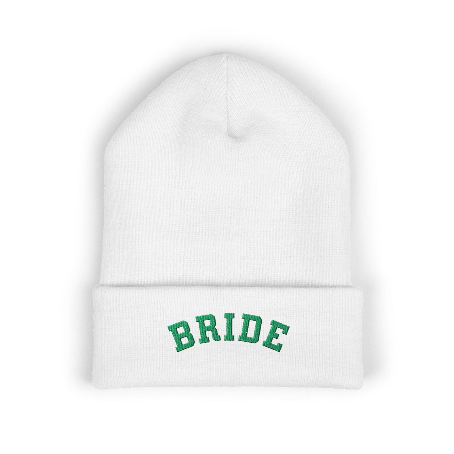 Camp Bach Bride Embroidered Cuffed Beanie