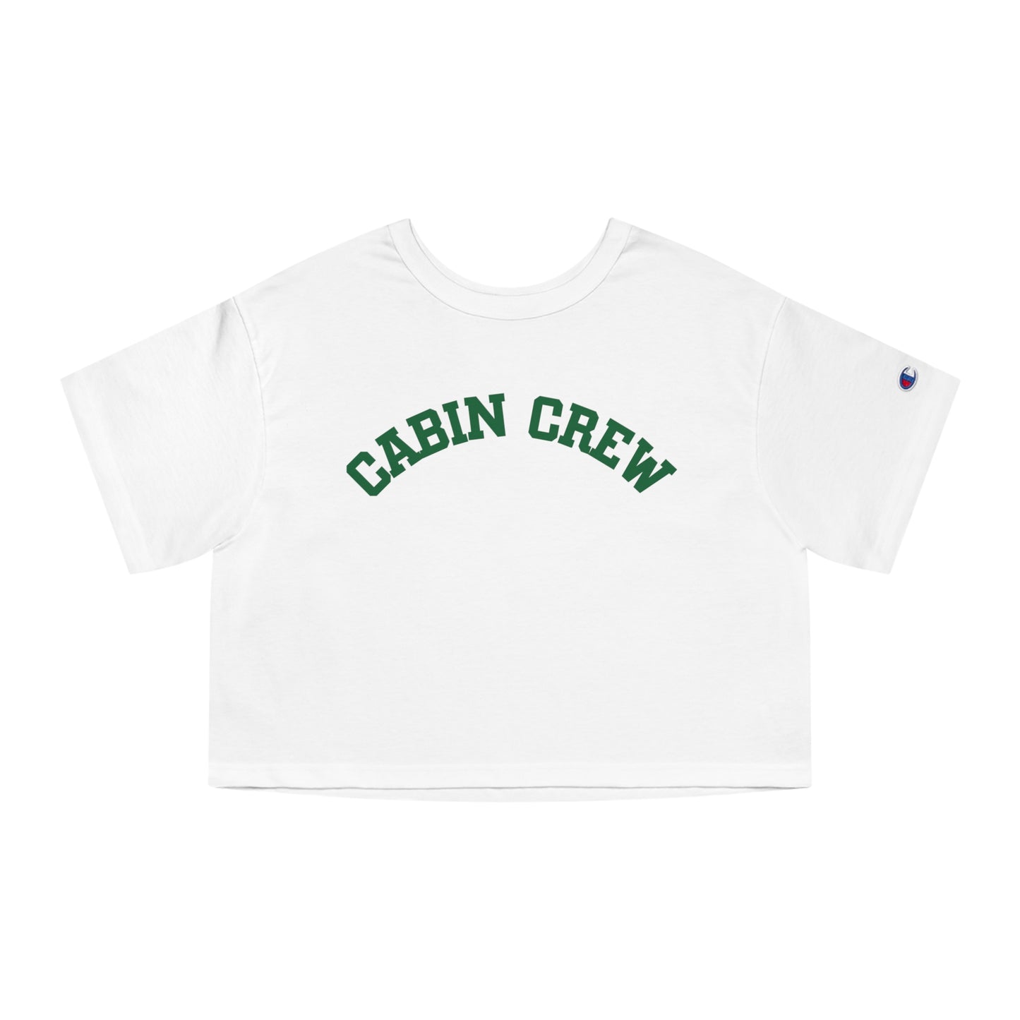 Cabin Crew Cropped Champion T-Shirt