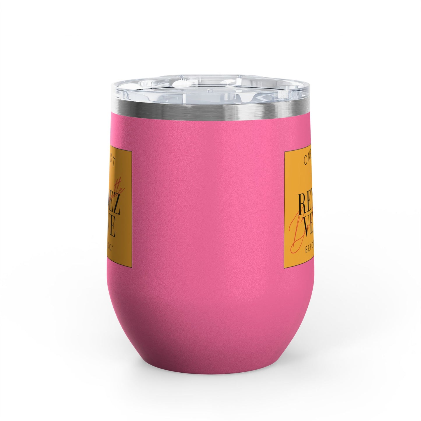 Last Rendez Veuve Bridal Wine Tumbler, Bachelorette Party Gift
