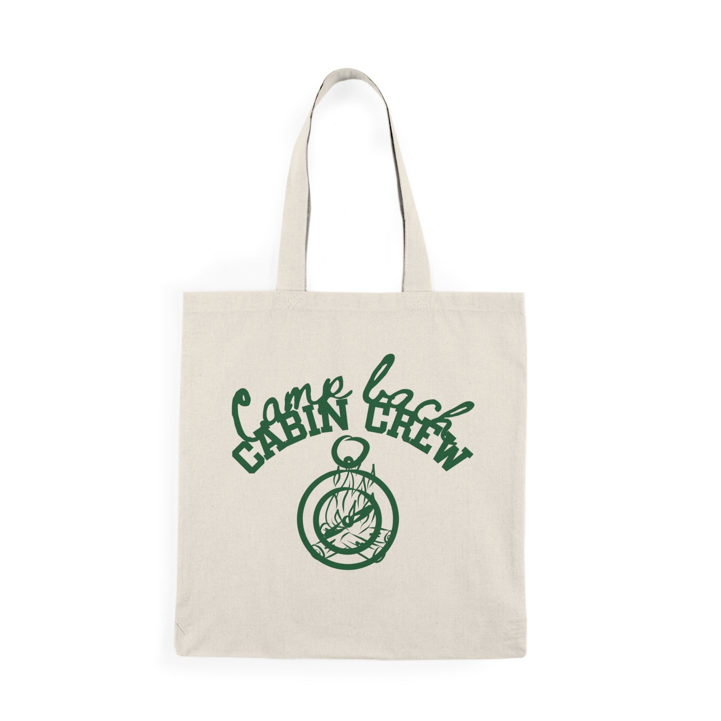 Camp Bach Camp Fire Canvas Cotton Tote