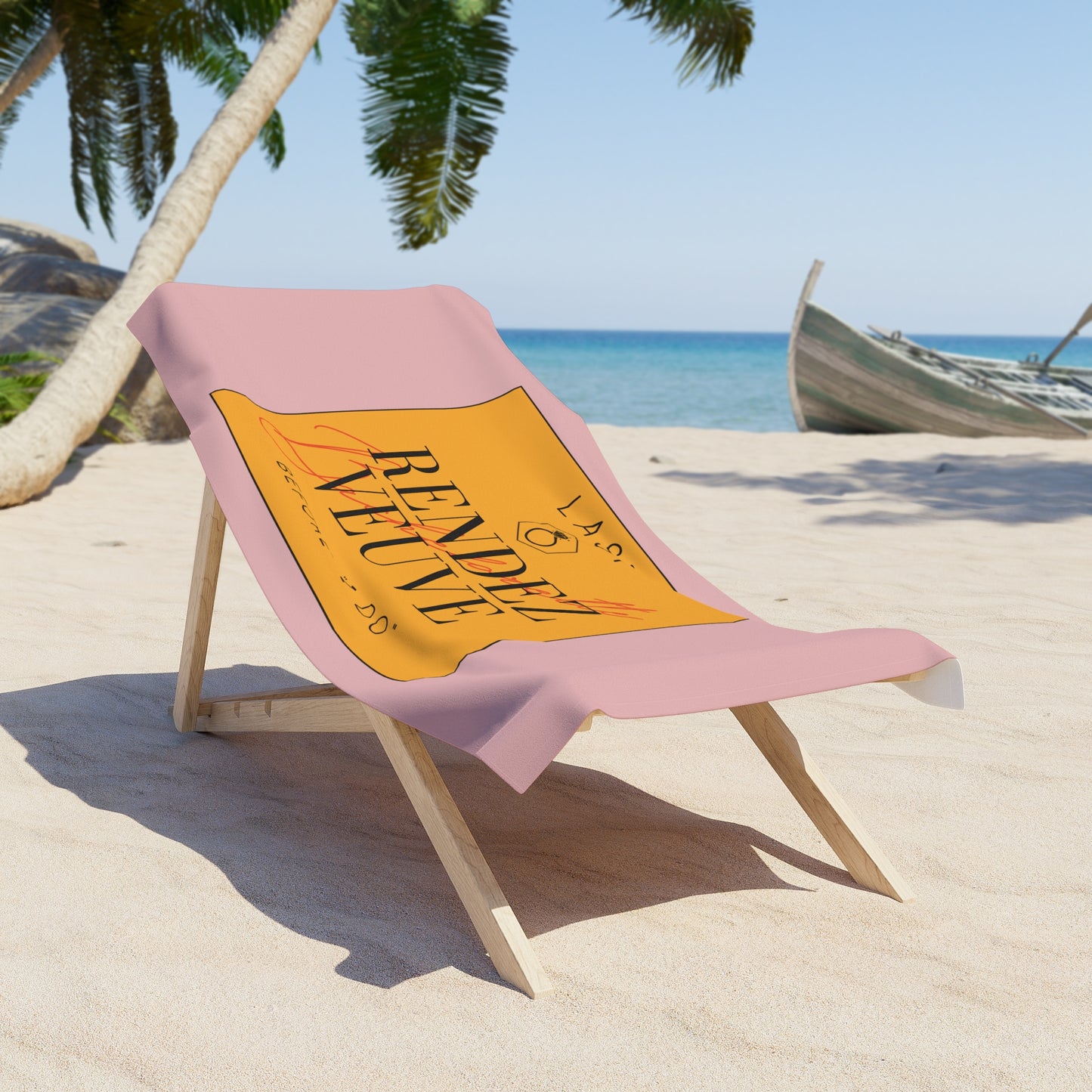 Last Rendez-Veuve Beach Towel for Bachelorette Parties