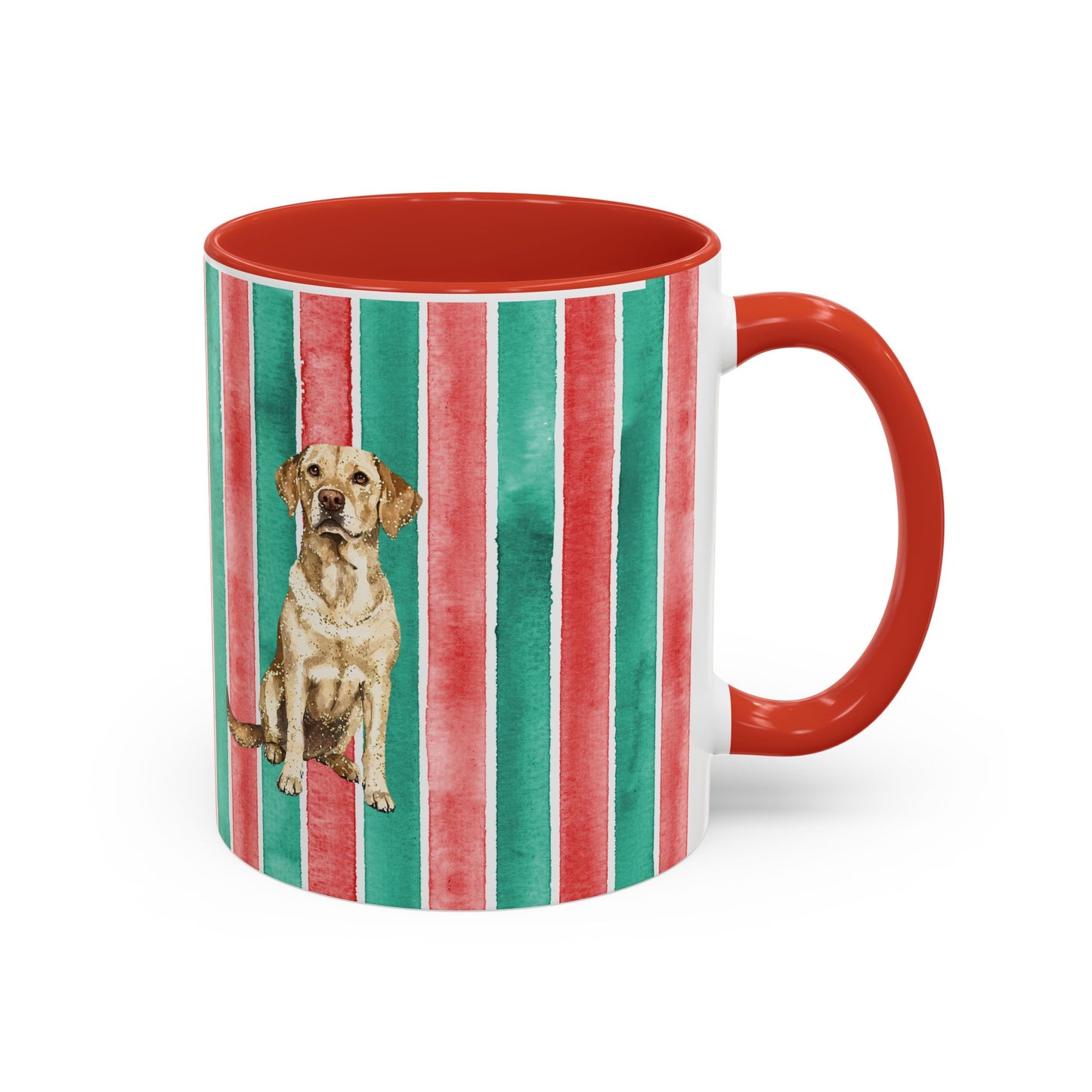 Festive Yellow Lab Lover Christmas Coffee Mug