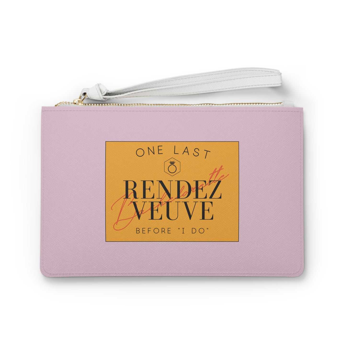 Last Rendez Veuve Bridal Clutch Bag for Bachelorette Parties,